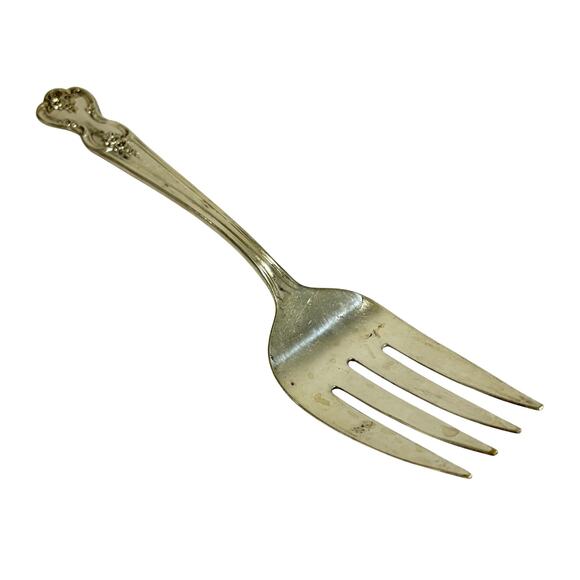 Silverplate Cold Meat Fork International Silver Inspiration - Magnolia c. 1951 - Picture 2 of 6
